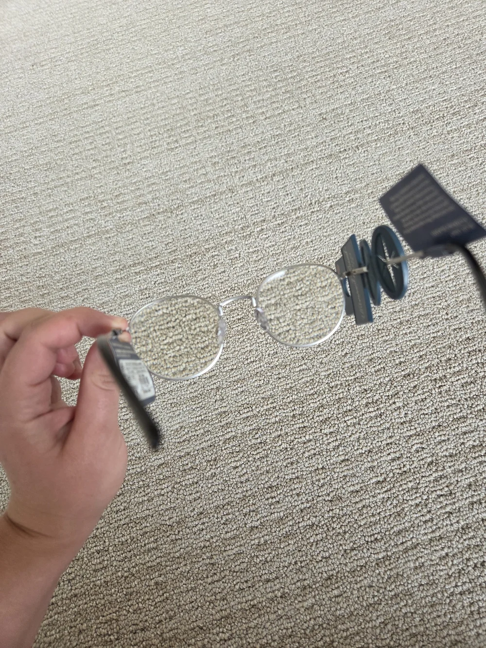 Universal Thread Blue Light Filtering Round Reading Glasses